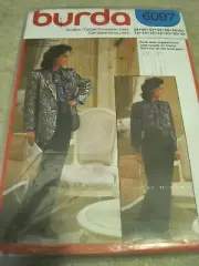 LADIES JACKET BLOUSE SKIRT Vintage BURDA 6097 Sewing Pattern SEALED