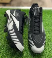 BIG PAPI DAVID ORTIZ PE REEBOK BLACK & White CLEATS Sz 12