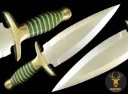 EDC COMBAT SMATCHET KNIFE | Handmade Full Tang D2 Steel AI MR STYLE Dagger Knife