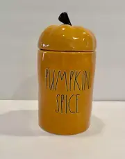 Rae Dunn Orange Pumpkin Spice Scented Pumpkin Spice Candle With Topper