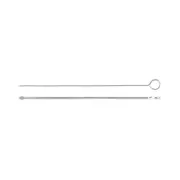 12x Skewers Round Stainless Steel Flattened Souvlaki / Yakitori 400mm