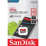 MICROSD 閃迪 ULTRA A1 MICROSDXC UHS-1 CLASS 10 256GB 256GB 紅色高