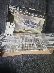 NOB AMT Ertl 1/48 Scale Henschel Hs 129B Tank Hunter Airplane Model Kit - 8684