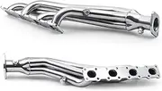 Xuanqingyi Store Performance Exhaust Manifold Headers Stainless Steel Piping Header Compatible with Nissan Compatible with Titan Compatible with Armada Compatible with QX56 04-15 5.6L V8