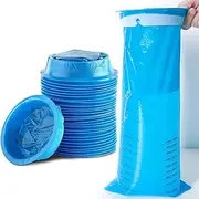 VOPHIA 25 Pack Disposable Medical Vomit Bags - 1000ml Leak Resistant, Portable, Emesis Bags for Travel Motion Sickness, Taxi