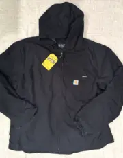 Carhartt OJ4392-M Men's Sherpa-Lined Jacket Relaxed Fit - 3XL - Black