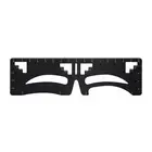 Eyebrow Tattoo Tool Three-point Grooming Eyebrow Stencil Tattoo Template Beauty