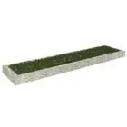 Gabion Raised Bed Plant Pot Box Basket Gabion Wall Galvanised Steel vidaXL