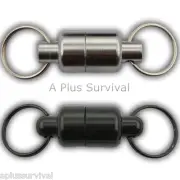 Silver Break Away Magnet Key Ring Keychain Lanyard Paracord Bracelet