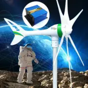 Apollo 1000 W Watt 12 V AC Magnet PMA Wind Turbine Generator 6 Blade +Controller