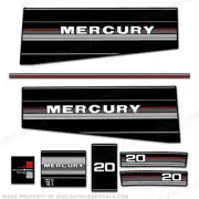 Fits Mercury 1989 20HP Outboard Engine Decals