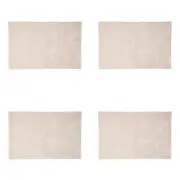 4x Maxwell & Williams Table Accents Placemat 45x30cm Rectangle Frond Gold White
