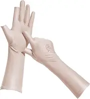 Folpus Sun Protection Gloves for Women Full Finger Touchscreen Sunblock Gloves Summer Gloves for Fishing Cycling Biking Backacpking