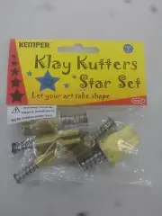 Kemper clay cutters star set of 5 PCSST