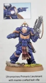 Lieutenant Power Fist Bolter Primaris Space Marines 40K Strike Force Agastus