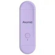 Book Light, USB Rechargeable Reading Light, Eye-Cared Amber Light Mode Purple