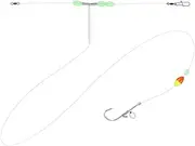 Saltwater Fishing Rider, Fishing Flood, Catfish Hook - Surf Fishing Tape Long Casting Pompano Floats Hook for Beach Bass Flounder Cod