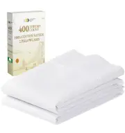 California Design Den Standard Queen Size Pillowcase Set - 400 Thread Count 1...