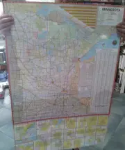 Minnesota State Highway Laminated Wall Map
