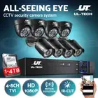 UL-tech CCTV Security Camera System 1080P 4CH 8CH DVR Home Outdoor Long Range