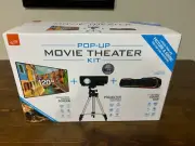 New In Box iLive Pop-up Movie Theatre Kit 120" Screen Bluetooth Soundbar