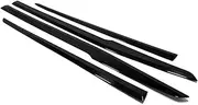 Car Bumper Cover Side Door Trim Stick Strip Lamp Molding Body Frame Compatible for Toyota Highlander 2021 2022 2023 2024(Black)