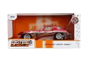 Jada 1:24 Big Time Muscle 1963 Chevrolet Corvette Stingray Red Diecast 35023