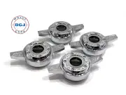 Engraved Zenith 2 Bar Locking Cut Chrome Lowrider Wire Wheel Knock-Off Spinners