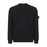 [Stone Island] Stone Island Ribbed Crewneck Sweater L BLACK