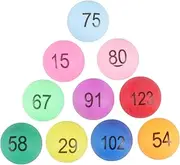 Abaodam 150pcs Assorted Color for Party Games Pp Material Easy to Recognize for Raffles Drawings and Boys and Girls Fun Activities