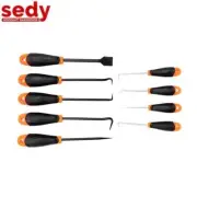 9Pcs Scraper Hook and Pick Tool Set Car Removal Tool Seals Nonslip Handle Au