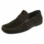 Mens Loake Smart Casual Slip On Suede Leather Loafer Shoes Cortina