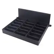 18 Slot Sunglass Eyeglass Storage Box Glasses Display Case Organizer Collector