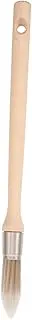 Round Portable Reusable Paint Brush with Ergonomic Wooden Handle Small for Smooth Application and Results for Crafting Watercolor and Detail Painting