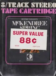 MCKENDREE SPRING: "SECOND THOUGHTS" FACTORY SEALED NEW 8-TRACK TAPE 1970