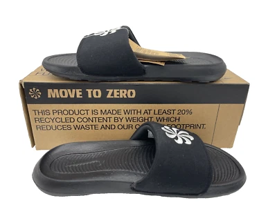NIB NIKE VICTORI ONE NN SLIDE Sandals Black #DM8598 002 Men's Size: 8 Wmns: 10