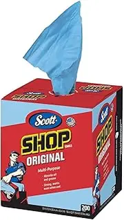 Scott Blue Shop Towels in a Box - 200 Sheets