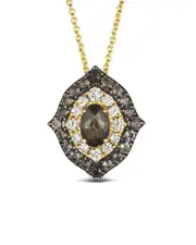 Le Vian Color On Color 14K 0.93 ct. tw. Diamond & Quartz Pendant