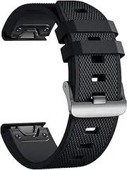 Ouwegaga Compatible with Garmin Fenix 5/Fenix 6/Fenix 7 Band, 22mm Soft Sport Silicone Watch Strap for Garmin Fenix 5 Plus/Fenix 6 Pro/Fenix 7 Pro/Forerunner 935/945/955/965/Quatix 5 6 7, Multi Colors