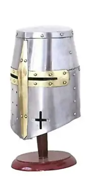 Medieval Crusader Helmet Medieval Knights Templar Helmet roman spartan