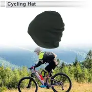 Cycling Hat Keep Warm Tab Dark Gray Polar Fleece Fabric 24x20cm 1 Pcs