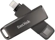 SanDisk USB 64GB 128GB iXpand Flash Drive Luxe Lightning & USB Type-C for iPhone iPad