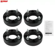 Black Wheel Spacers 4/110 4×110 For Honda Suzuki Yamaha, 10×1.25 Studs 1.5" ATV