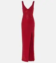 [Roland Mouret] Roland Mouret Sequined gown AU 16 red