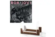 Bon Jovi Slippery When Wet - Vinyl Album & Crosley Record Storage Display Stand