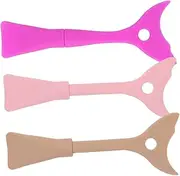 WEKADRIN 3pcs Silicone Mascara Shield Applicator for Lash Separator Makeup Aid Tool Eye Makeup Shield Lash Tools