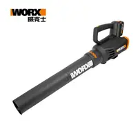 在飛比找momo購物網優惠-【WORX 威克士】20V 鋰電吹葉機 吹風機 雙電池(WG