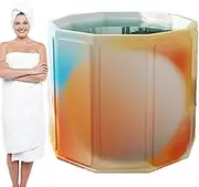 Foldable Bathtub for Shower - Thickened Full Body Washing Tub for Women Male | Thicken Little Boys Girls Full Body Sitting Shower Stall