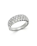 Bloomingdale's Fine Collection Diamond Pave Band Ring in 14K White Gold, 2.0 tcw