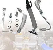 FZJDSD 4PCS Turbo Oil Return Drain Line and Oil Feed Pipe Kit 25198546 55567067 55587854 Compatible with Chevy Cruze Sonic Trax & Buick Encore 1.4 L4 55568031 55592600